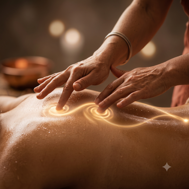 La maestría del cocinero Ding aplicada al masaje Ayurveda